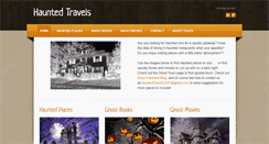 Desktop Screenshot of hauntedtravels.com